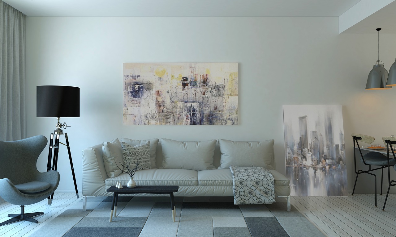 Living room, interior design, furniture — "Transform Your Home with Quality Window Replacement Services in Bentonville"